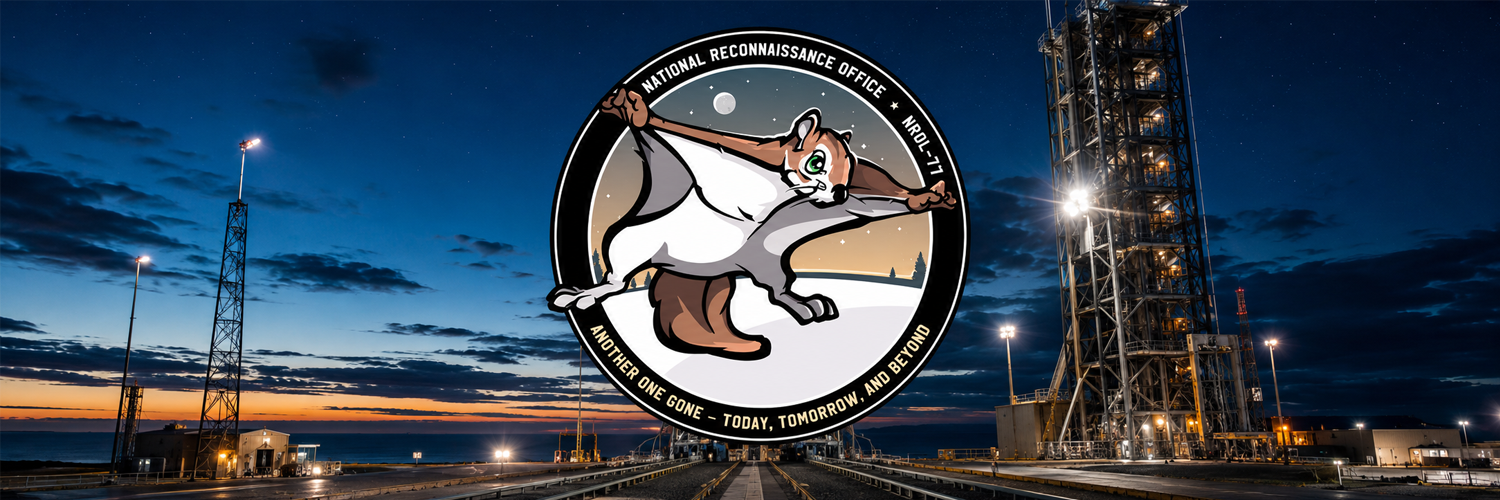 The SpaceX Squirrel mission banner